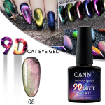 9D Cat Eye gel polish canni soak off Magic colourful 08